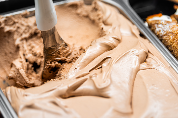 Channel your inner child with deliciously creamy gelato and a topping of sugary goodness.